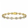 Image 1 : 8 ctw Pear Diamond Designer Bracelet 18K Yellow Gold