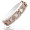 Image 2 : 8 ctw Diamond Designer Bracelet 18K Rose Gold