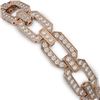 Image 3 : 8 ctw Diamond Designer Bracelet 18K Rose Gold