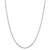Image 1 : 14k White Gold 1.8 mm Diamond Cut Cable Chain - 26 in.