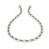 Image 3 : 24 ctw Emerald & Diamond Necklace 18K White Gold