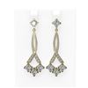 Image 1 : 5.39 ctw Princess Diamond Earrings 18K Yellow Gold
