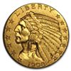 Image 1 : 1908 $5 Indian Gold Half Eagle AU