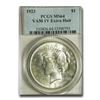 Image 1 : 1923 Peace Dollar MS-64 PCGS (VAM 1V Extra Hair)