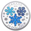 Image 1 : 2018 Canada 1 oz Proof Silver $20 Ice Crystals