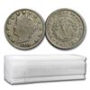 Image 1 : 1883-1912 Liberty Head V Nickels 40-Coin Roll Avg Circ