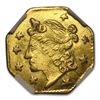 Image 2 : 1856 Liberty Octagonal 25 Cent Gold MS-65 NGC (BG-107)