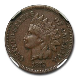 1872 Indian Head Cent VF-35 NGC