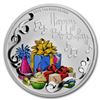 Image 1 : 2019 Australia 1 oz Silver Happy Birthday Proof