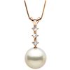 Image 1 : White South Sea Pearl and Diamond Constellation Pendant