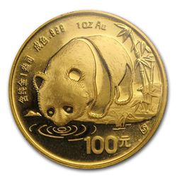 1987 China 1 oz Gold Panda Proof (Sealed)