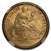 Image 2 : 1876-S Liberty Seated Dime MS-64 NGC
