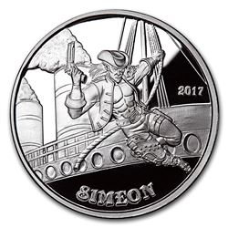 1 oz Silver Proof Round - Angels & Demons Series (Simeon)