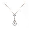 Image 2 : 4.58 ctw Diamond Designer Necklace 18K Rose Gold