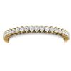 Image 2 : 4 ctw Certified SI/I Diamond 2 Prong Bracelet 18K Yellow Gold