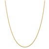 Image 1 : 14k Gold 1.5 mm Parisian Wheat Chain Necklace - 18 in.