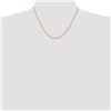 Image 2 : 14k Gold 1.5 mm Parisian Wheat Chain Necklace - 18 in.