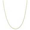 Image 1 : 14k Gold 1.2 mm Parisian Wheat Chain Necklace - 16 in.