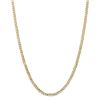 Image 2 : 14k Yellow Gold 3.8 mm Open Concave Curb Chain - 26 in.