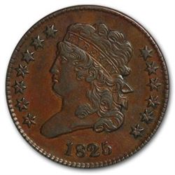 1825 Half Cent AU