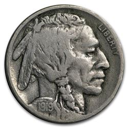 1919-D Buffalo Nickel VF