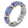 Image 1 : 7.99 ctw Tanzanite Ring 18K White Gold