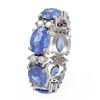 Image 2 : 7.99 ctw Tanzanite Ring 18K White Gold