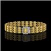Image 1 : 20.93 ctw Citrine & Diamond Bracelet 14K Yellow Gold