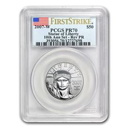 2007-W 1/2 oz Reverse Proof Platinum Eagle PR-70 PCGS (FS)