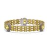Image 1 : 24.46 ctw Citrine & Diamond Bracelet 14K Yellow Gold