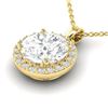 1.75 ctw VS/SI Diamond Certified Pave Necklace 18k Yellow Gold
