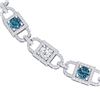 Image 2 : 20 ctw SI/I Intense Blue Diamond Necklace 18K White Gold