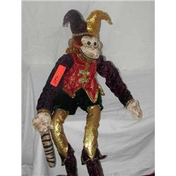 Monkey Joker doll