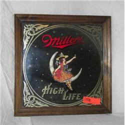Miller High Life Mirror Sign