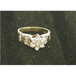 Diamond Ring in 10K Yellow Gold