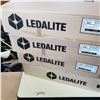 Image 2 : 4 NEW LEDLALITE VECTRA 2X2 ST B1 55W 120V COMMERCIAL GRADE RECESSED LIGHTING WITH BULBS