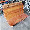 Image 2 : RUSTIC WOOD DOUBLE SIDED BENCH