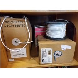 LOT OF COAX CABLE