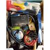 Image 2 : TRAY OF ZIP TIES, TOOLS, BREAKERS