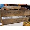 Image 2 : VINTAGE WOOD CRATE