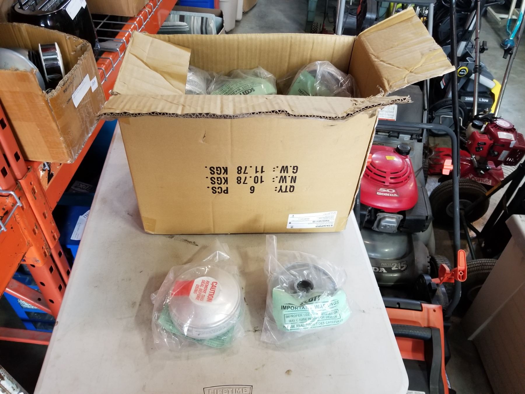 Mask Filter Box BOX OF RESPIRATOR MASK FILTERS