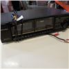 Image 2 : HITACHI D-W220 STEREO CASSETTE TAPE DECK AND LIGHTNING AUDIO CAR AMP