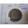 Image 2 : 1873 S SILVER SEATED LIBERTY QUARTER