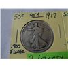 Image 2 : 2 LIBERTY WALKING SILVER 50 CENT 1917 PHILADELPHIA SAN FRANCISCO MINT .900 SILVER