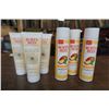 Image 1 : 3 BRAND NEW BURTS BEES SUPER SHINEY CONDITIONER AND 3 BRAND NEW BURTS BEES DEEP CLEANSING CREAM - RE
