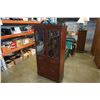 Image 1 : BAGDON AND GROSS GLASS DOOR MAHOGANY DISPLAY CABINET