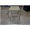 Image 2 : METAL AND WICKER END TABLE
