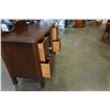 Image 2 : ANTIQUE 4 DRAWER VANITY W/ MIRROR