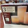 Image 2 : FLAMELESS LED CANDLES, CANDLE HOLDERS, AND BOHEMIA VASE