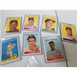 LOT OF 1958 TOPPS BASEBALL